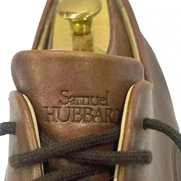 Samuel Hubbard Founder M2100 Mens Brown Leather Lace Oxford Shoes Vibram US 9 - Picture 7 of 13